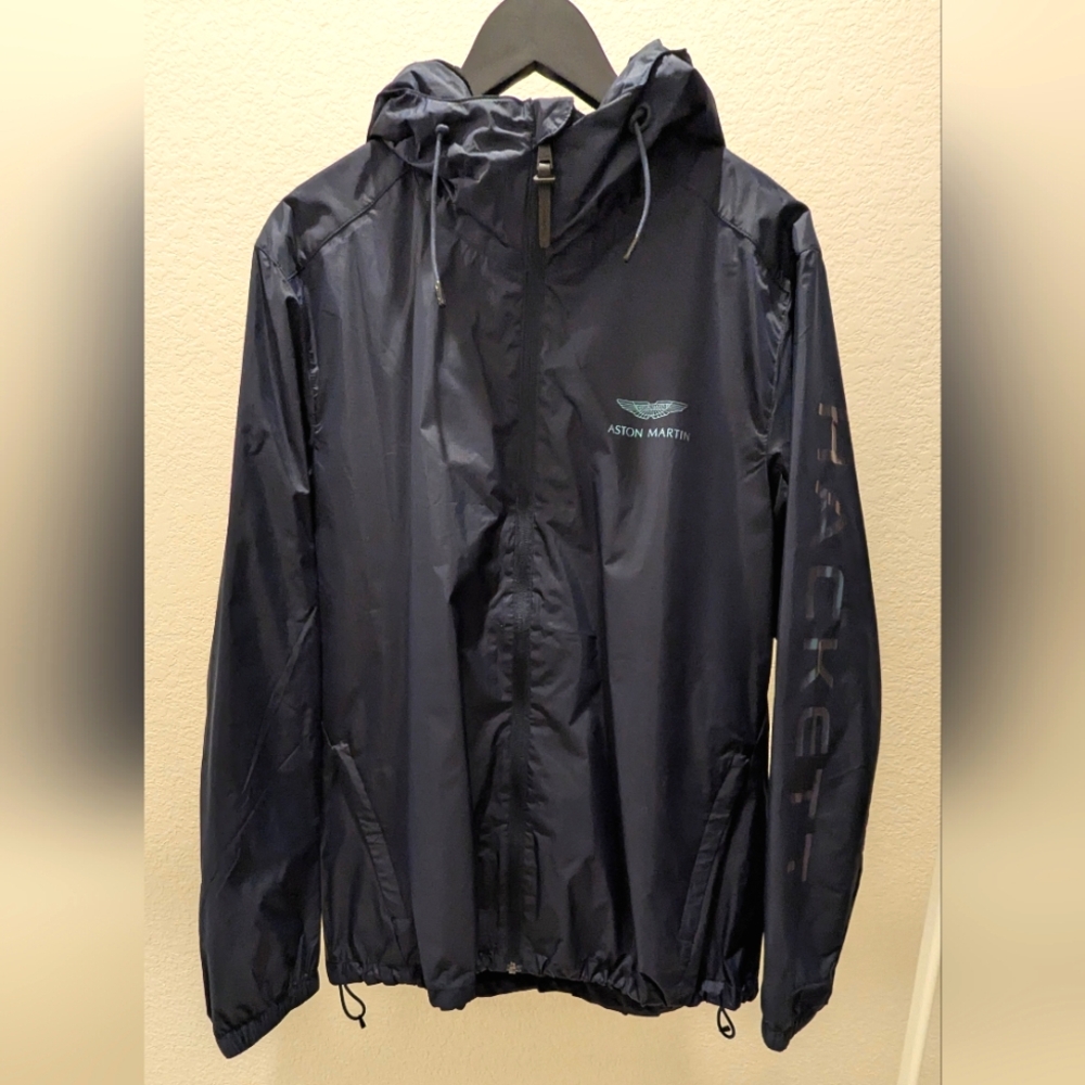 Aston Martin AMR Hydra Windrunner by Hackett Navy Jacket - Size L